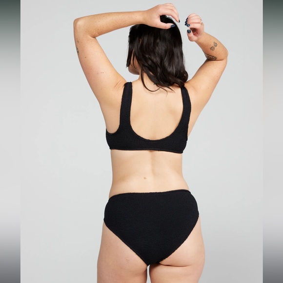 YouSwim Aplomb Suit Standard Waist Black Matching Top and Bottom - Picture 3 of 4